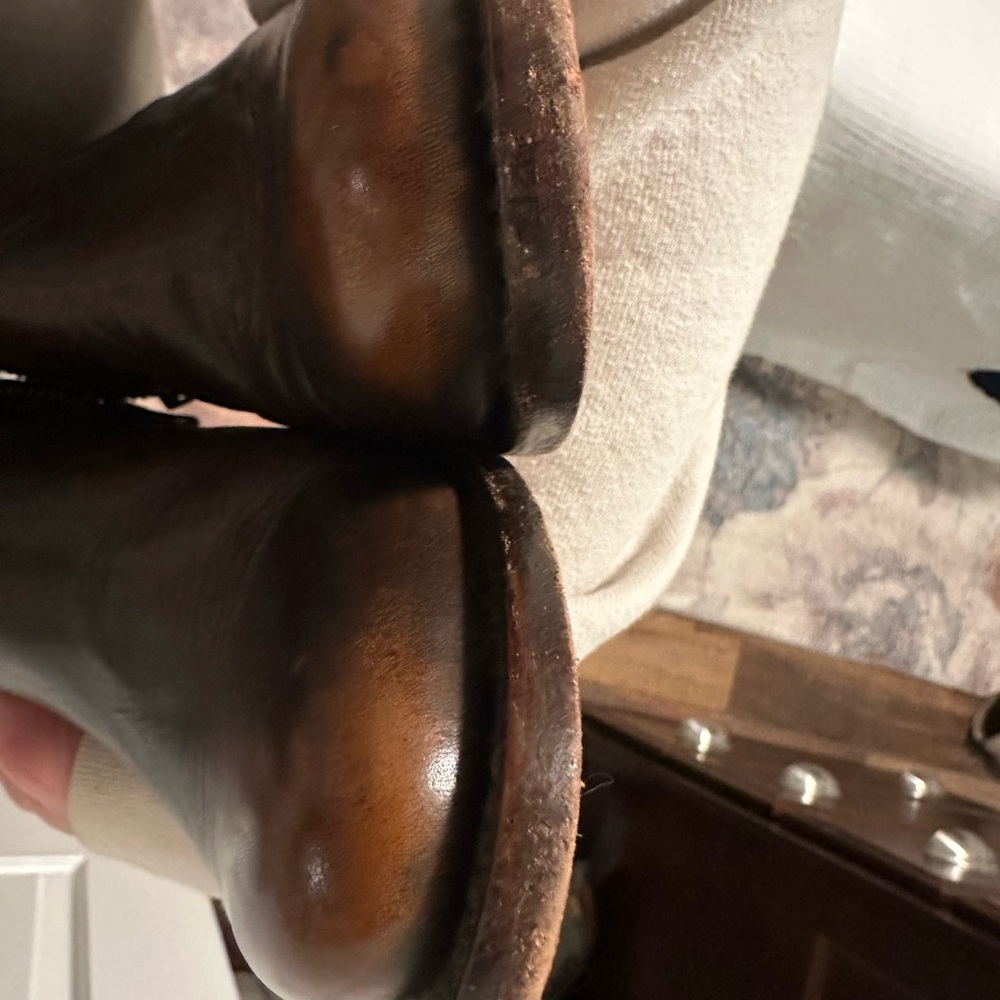 Lucchese Rich Brown Ankle Booties - Picture 14 of 15
